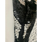 WOMENS Vintage Sz S black & White Sequence BAUHAUS dress Side Zip T2-10 - Come Sell Nearly Anything