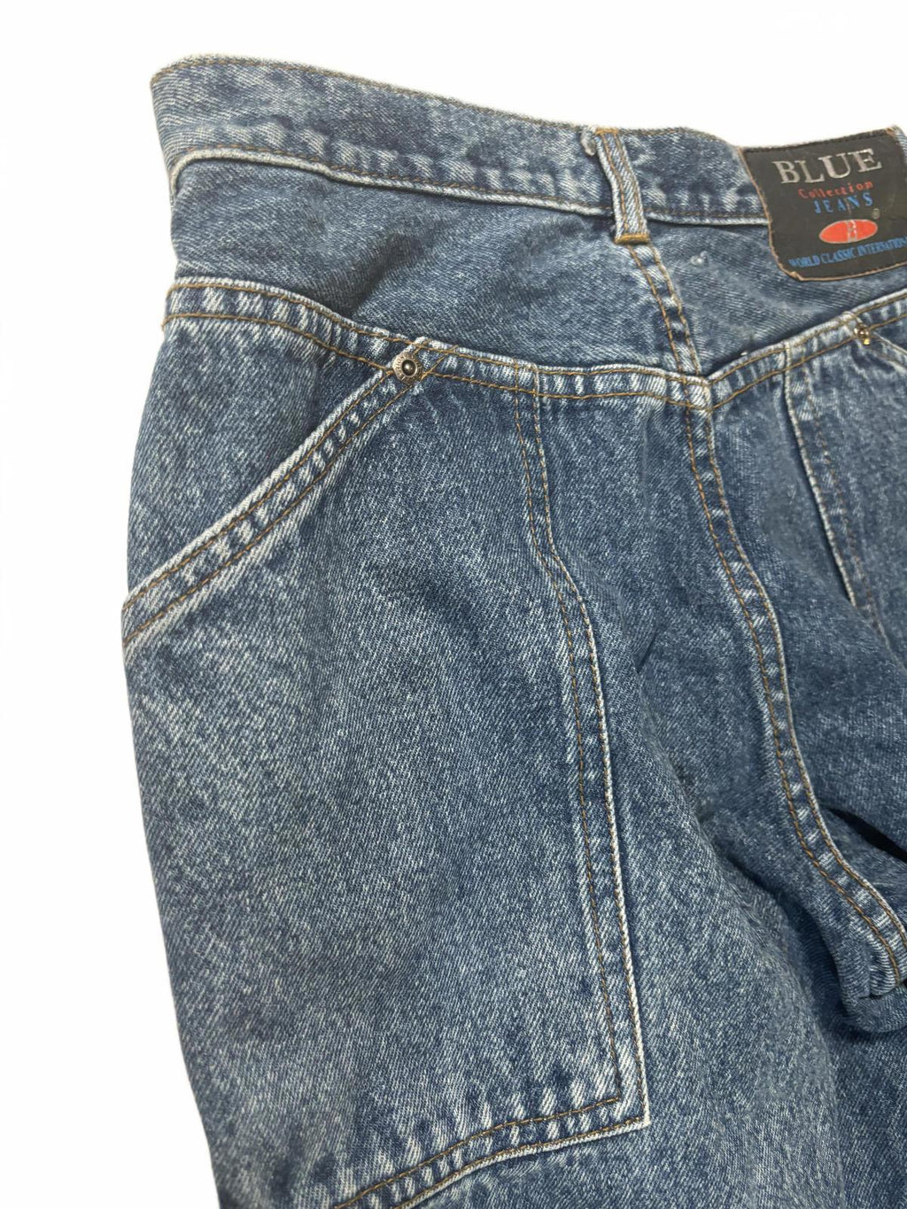 Blue Collection Women's Carpenter Jeans Size 29 VTG Denim Workwear - Come Sell Nearly Anything