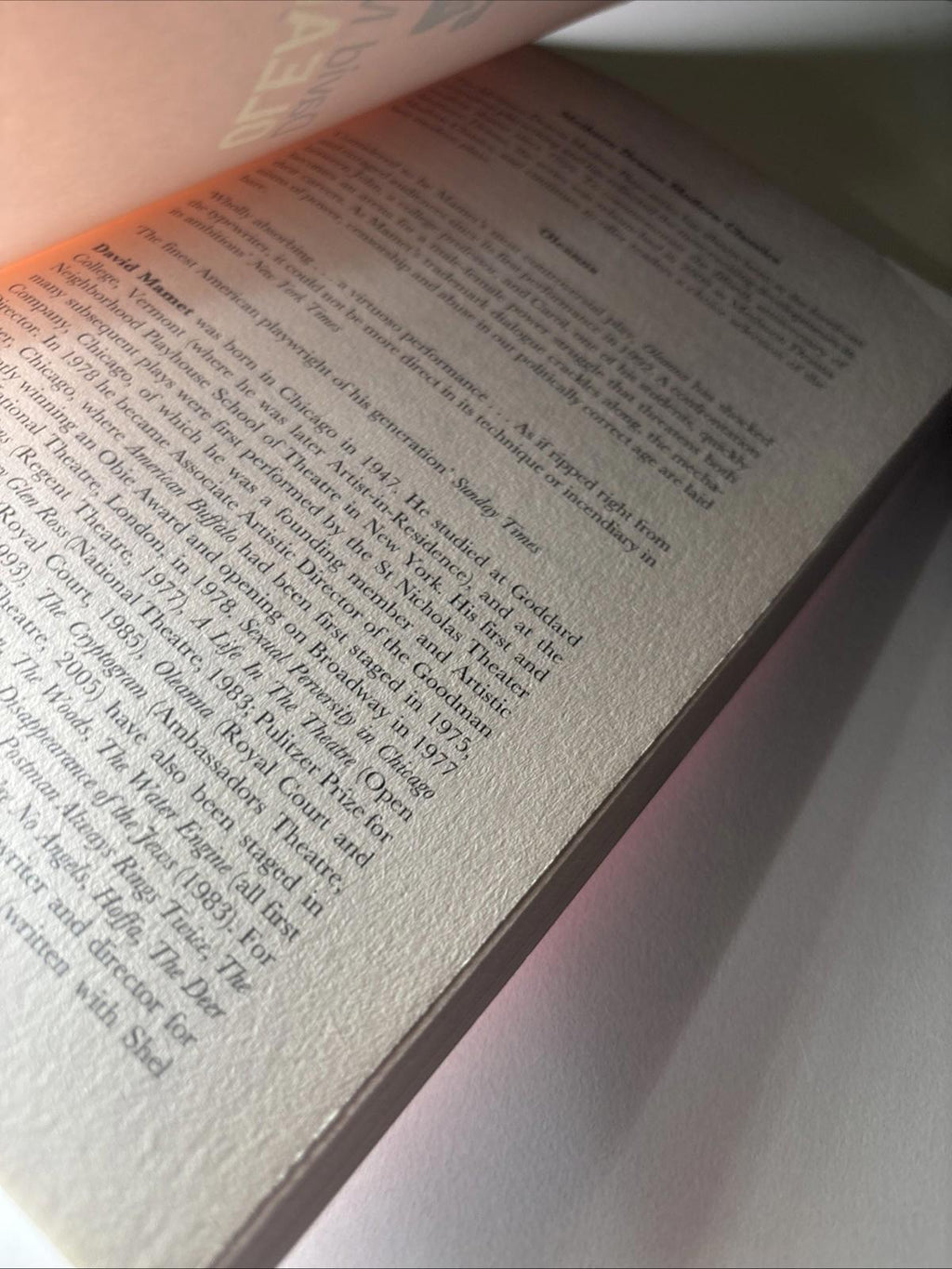 Oleanna by David Mamet (English) Paperback Book - Come Sell Nearly Anything