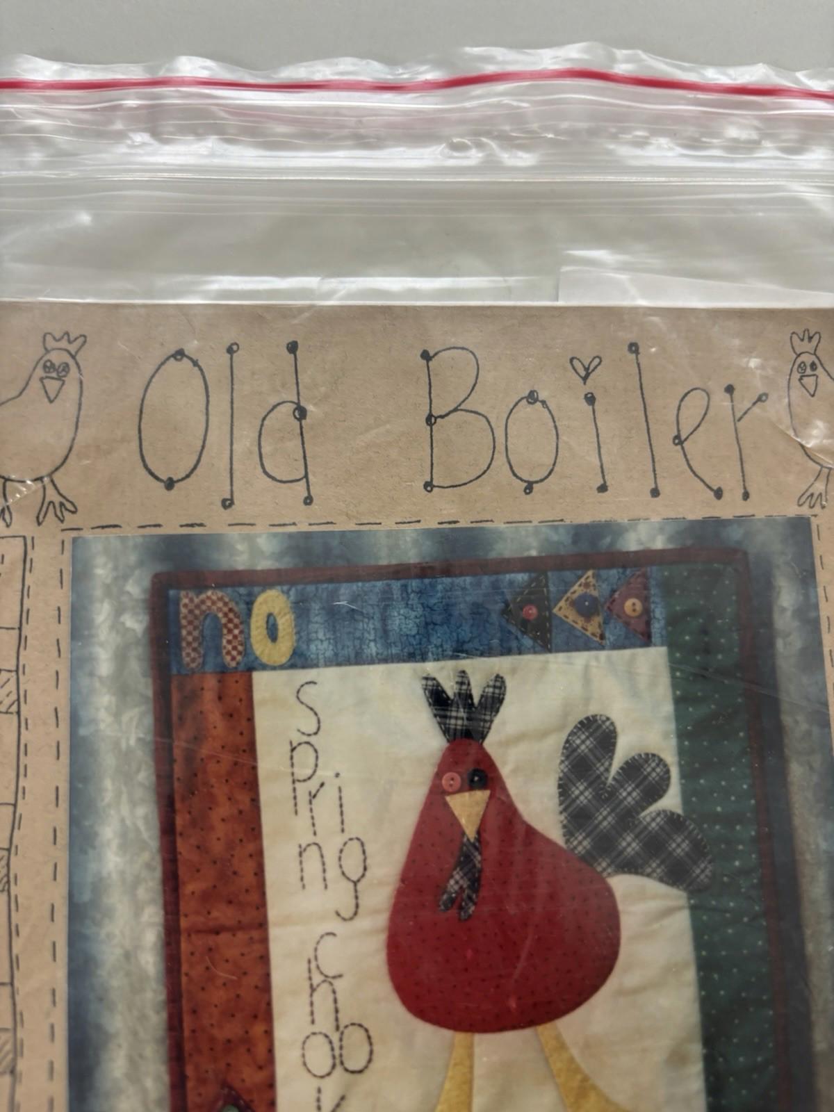 The Chook Shed - Old Boiler - Patchwork Wall Hanger Sew Pattern Vintage Craft - Come Sell Nearly Anything