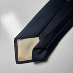 Rodney Navy Blue Club & Souvenir Tie with Gold Stripe and Emblem