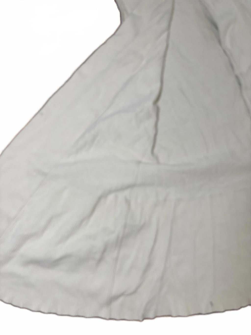 Hael Women's White Cotton Vest with Large Collar and Button - Come Sell Nearly Anything