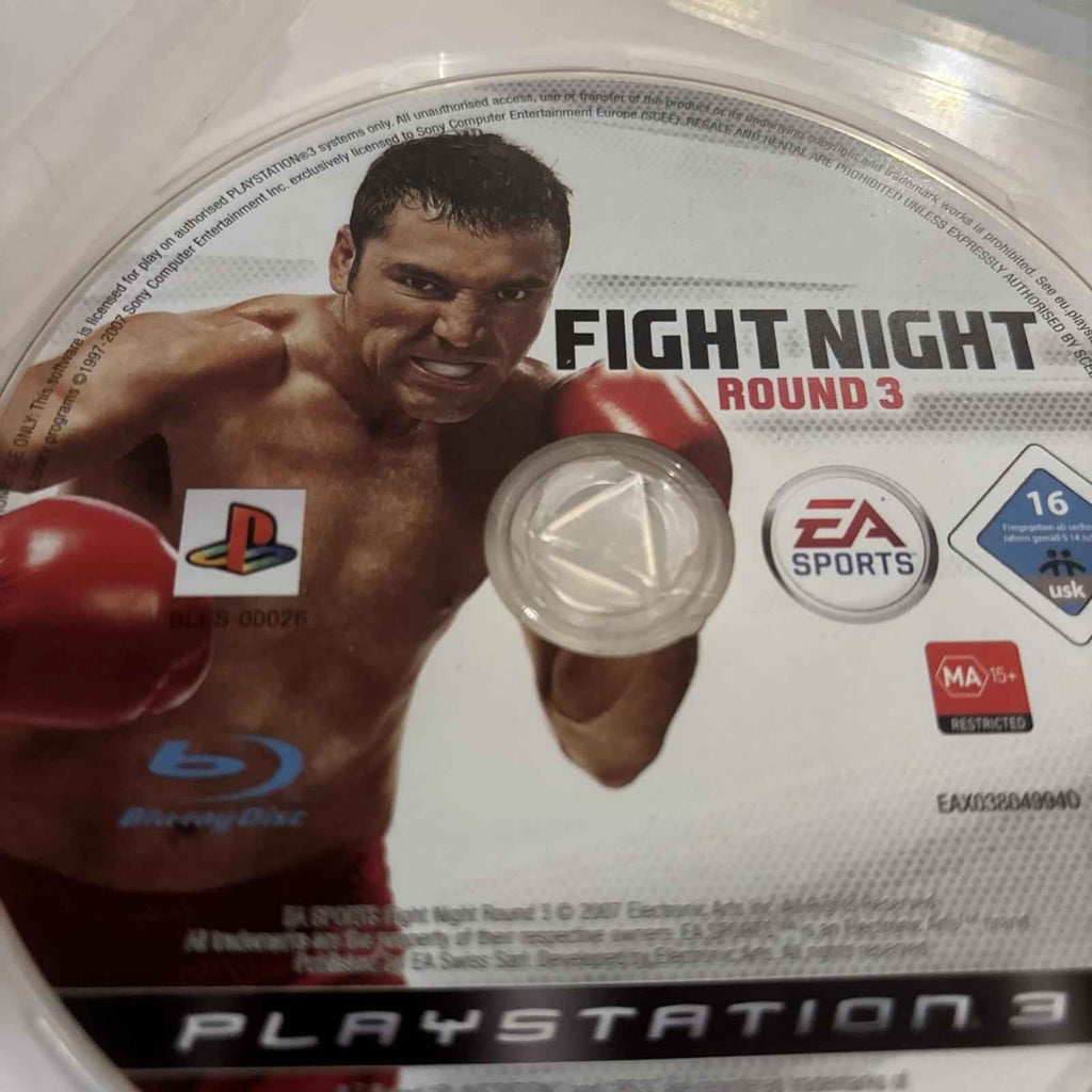 Fight Night Round 3 PlayStation PS3 Game No Manual Free Post