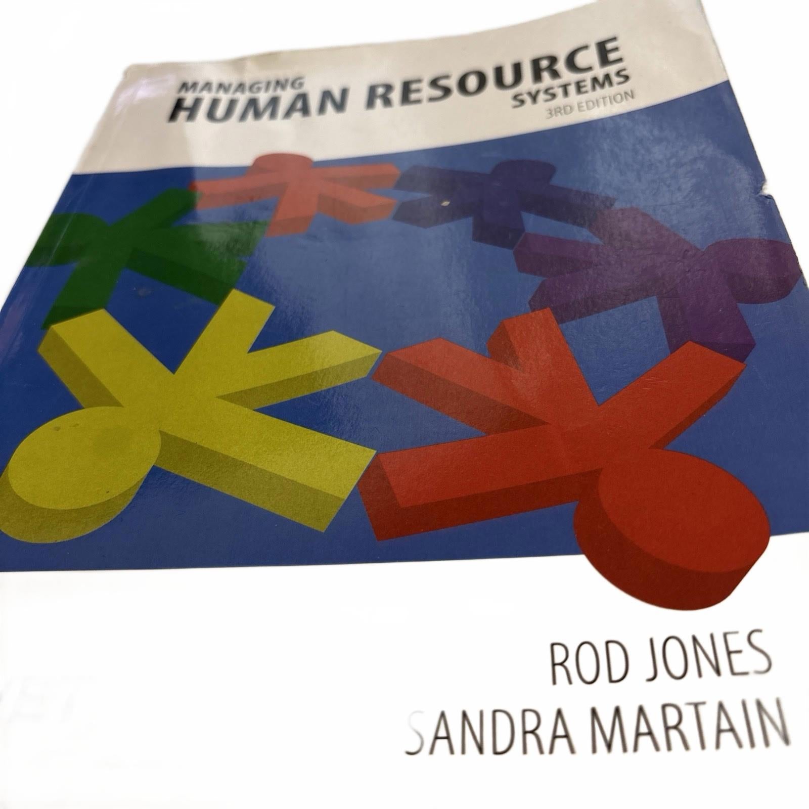 Managing Human Resource Systems 3rd Edition by Rod Jones PB - Come Sell Nearly Anything