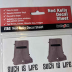 Funny Ned Kelly Outlaw Australian Bumper Sticker Set Decal Sheet Car Caravan Ute