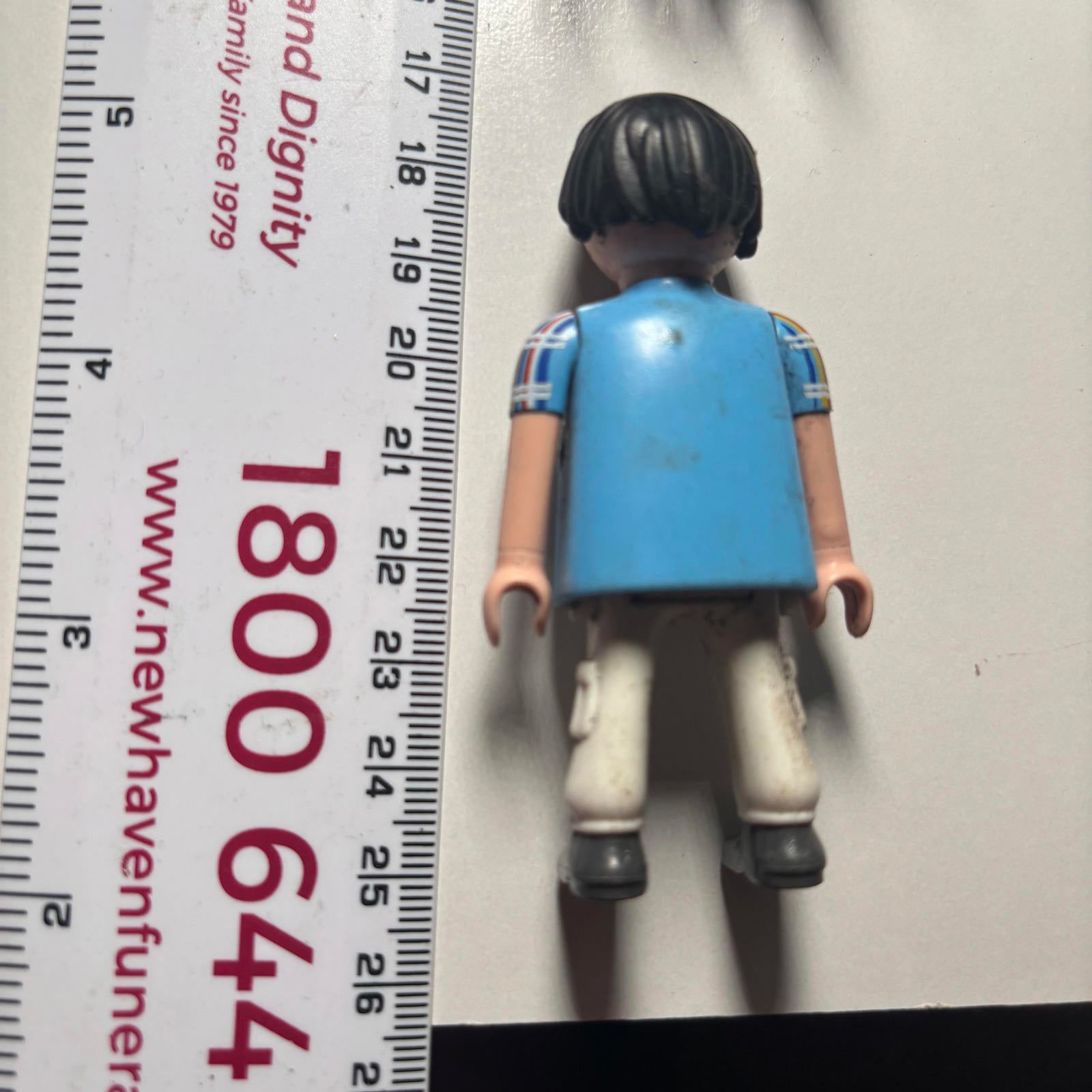 PLAYMOBIL Vintage Figures Construction Worker and  People Figures Toy Set