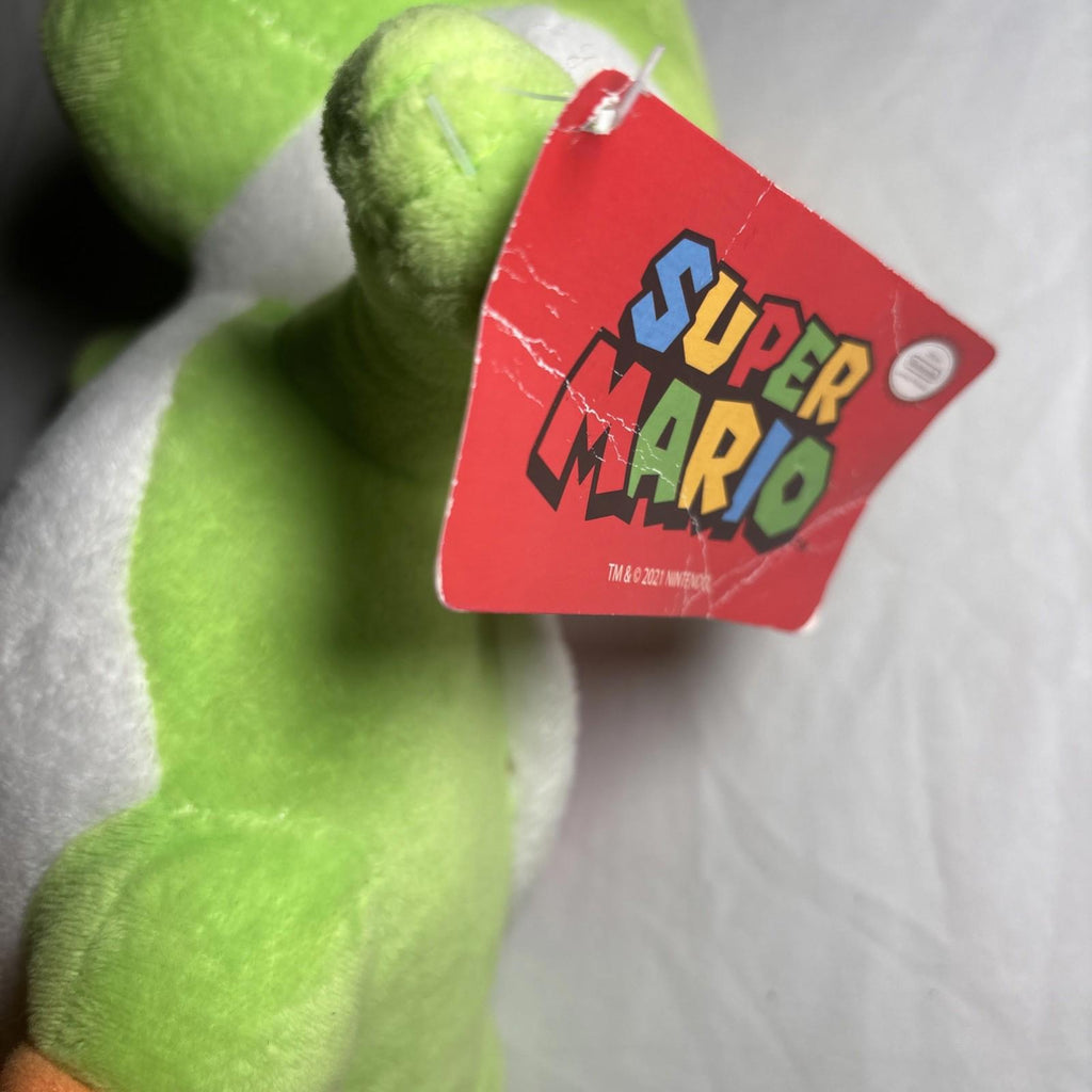 Licensed Nintendo Super Mario Bros -Green Yoshi Plush Soft Toy 18cm - Brand New