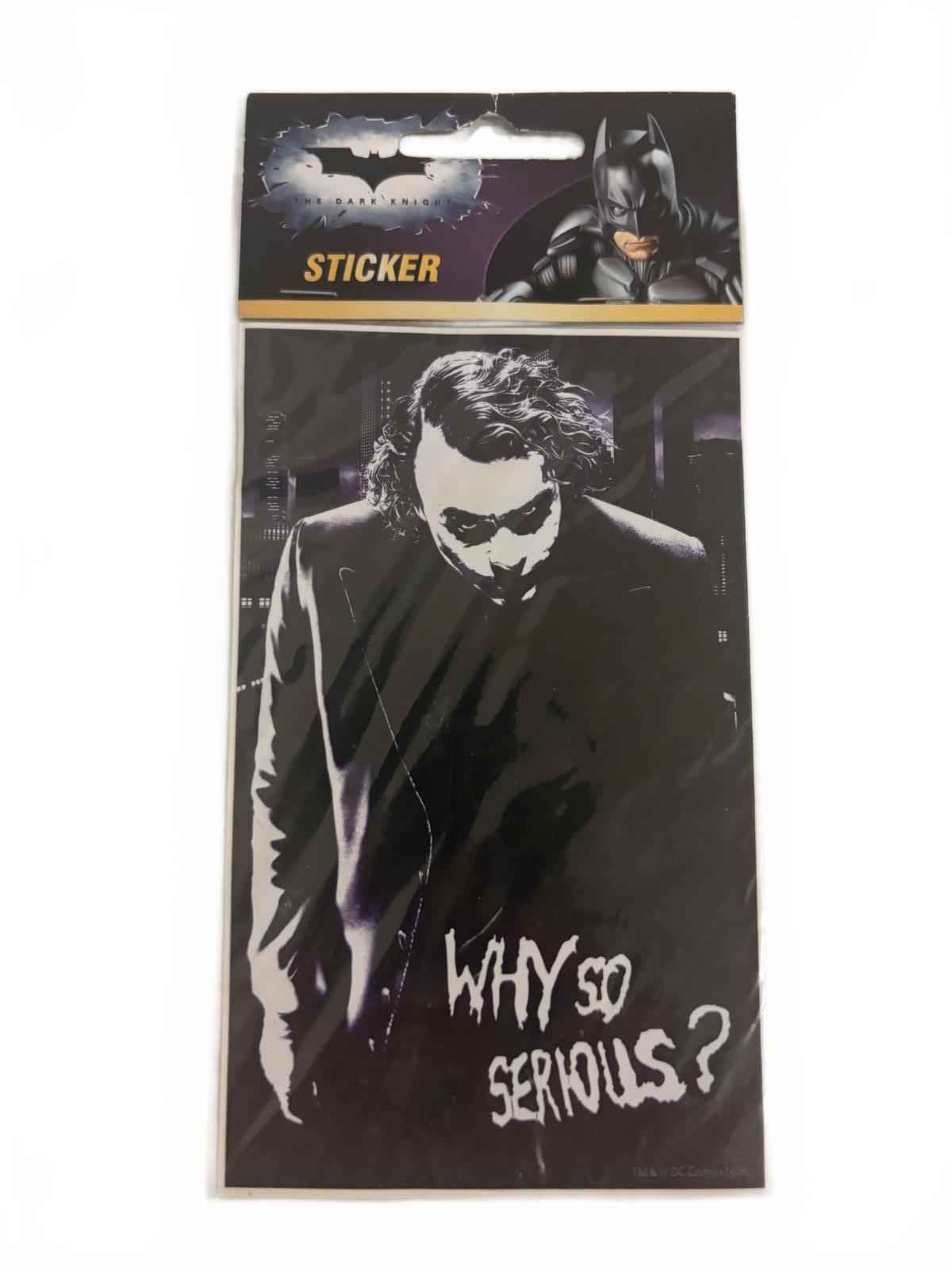 Batman Joker 'Why So Serious?' Sticker