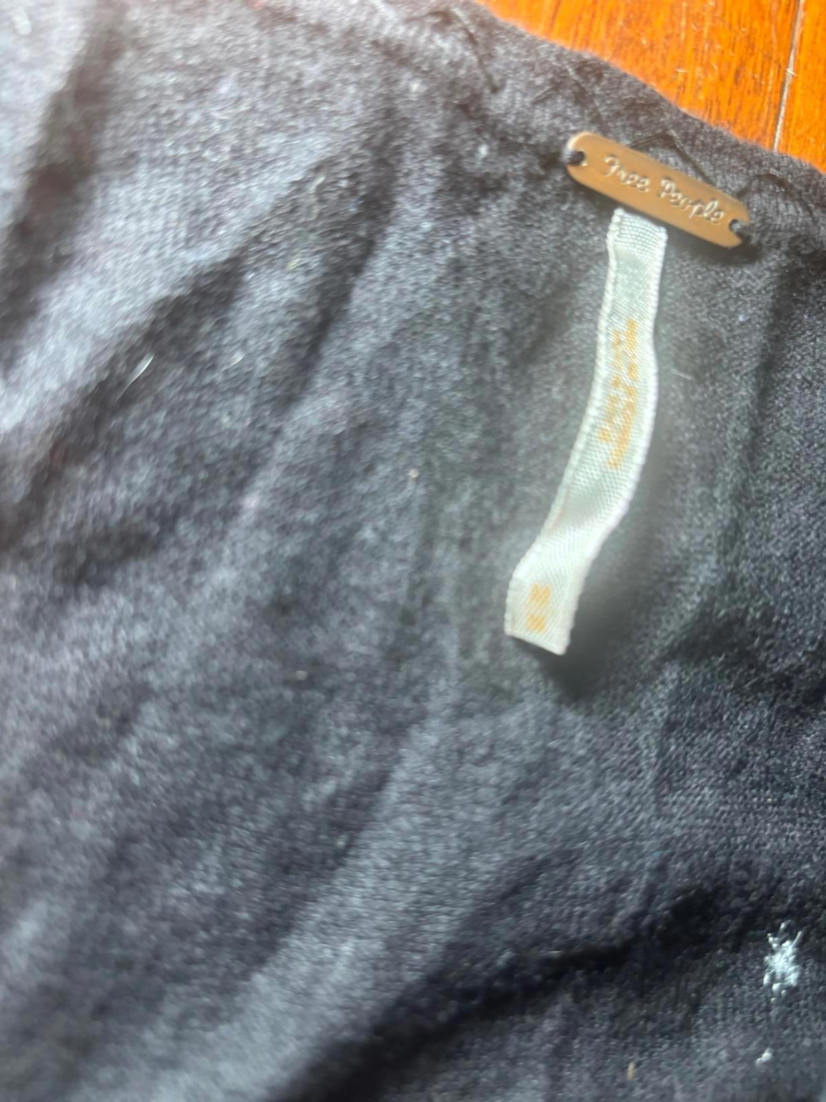 Free People Black Sleeveless Dress with Embellished Neckline - Come Sell Nearly Anything