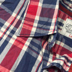 Max Essentials Large Men's Long Sleeve Plaid Shirt 100% Cotton Plaid