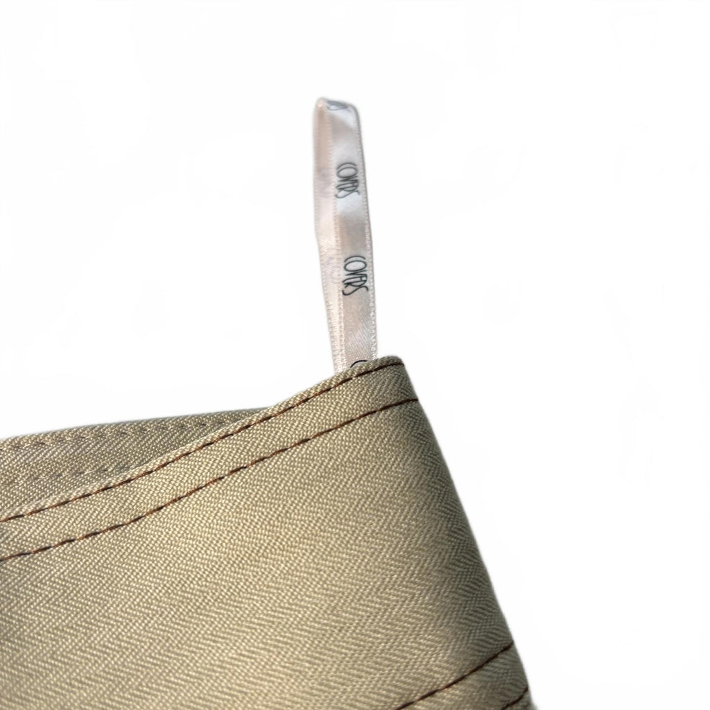 Covers Women's Button Skirt Size 14 Beige Classic Vintage BNWT