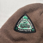 Fortnite Beanie Hat Brown One Size 55cm Knit Winter Casual