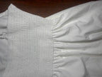 White Smocked Bodice Ruffle Hem Dress Size M - Come Sell Nearly Anything