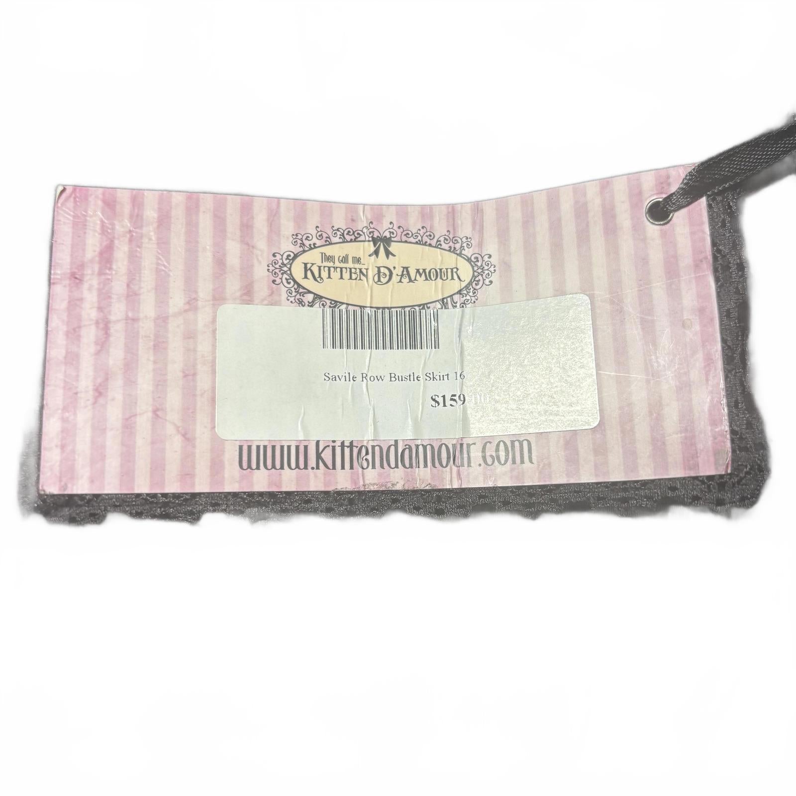 Kitten D'Amour Women's Black Skirt Size 16 Elegant Ruffle Detail - Come Sell Nearly Anything