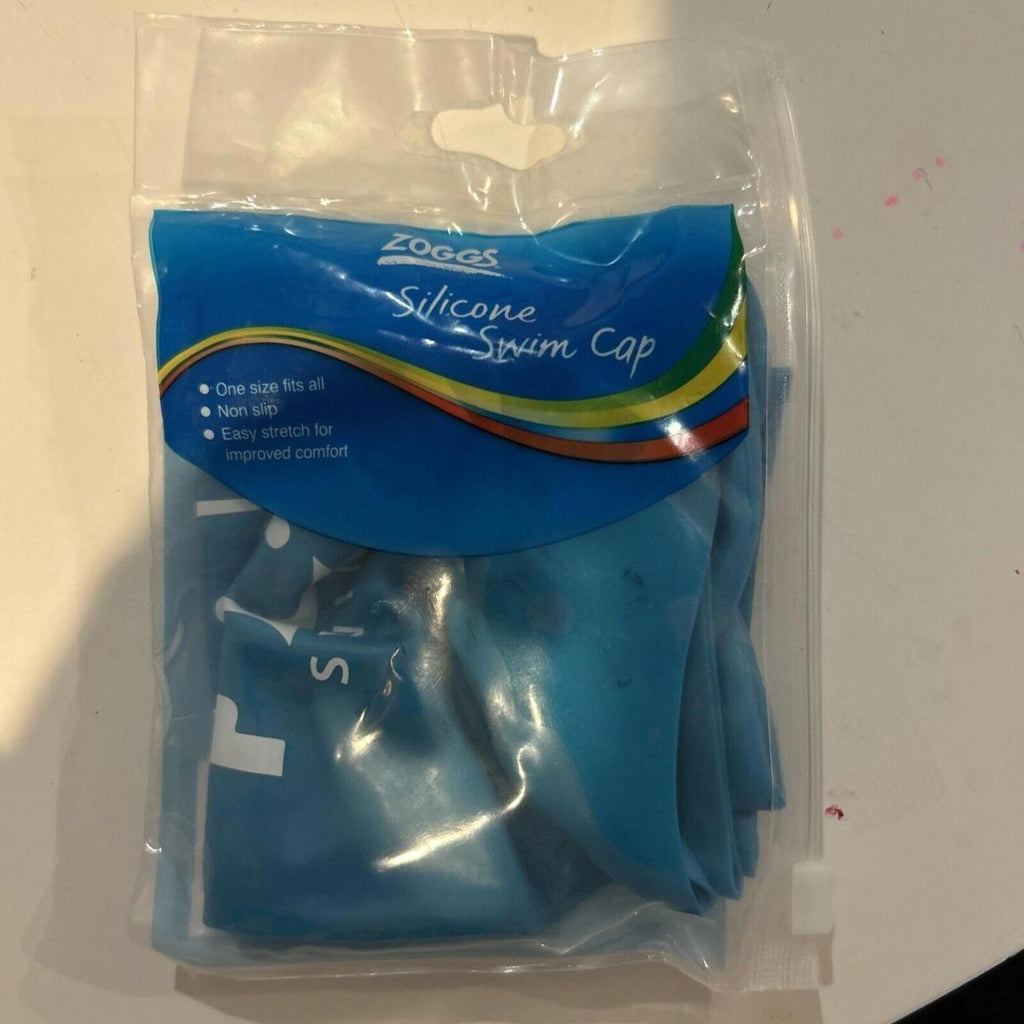 2 X Zoggs Silicone Swimming Cap JUMP! Print. - Come Sell Nearly Anything