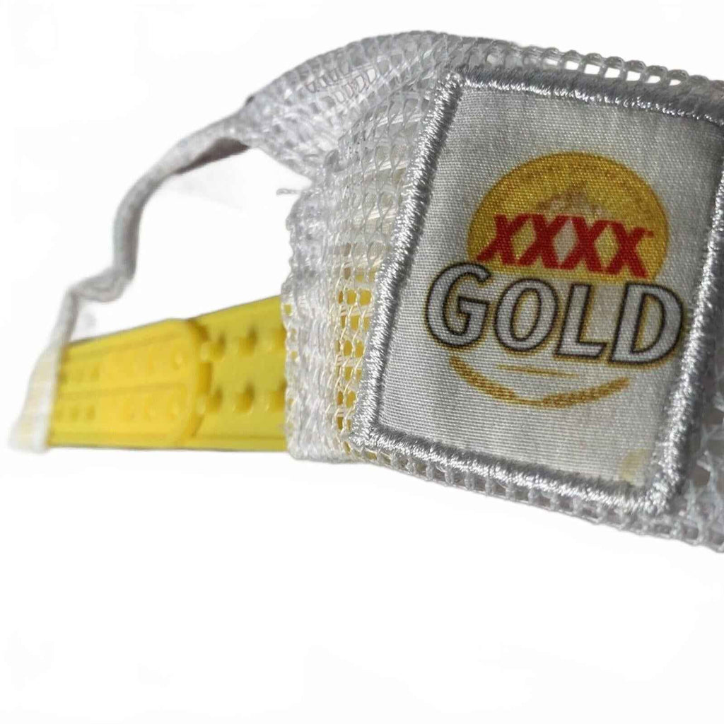 QLD XXXX Gold Trucker Hat/Cap Maroon Yellow White  Snapback