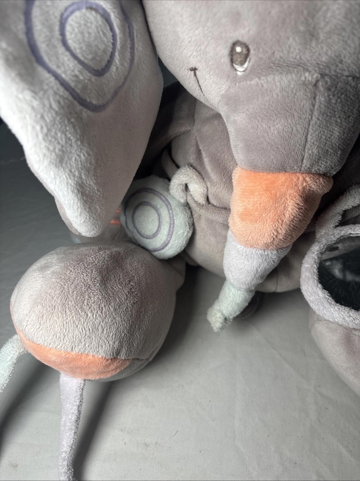 Nattou Musical Jack  The Elephant Soft/Plush Stuffed Toy Baby/Newborn 0m 32m