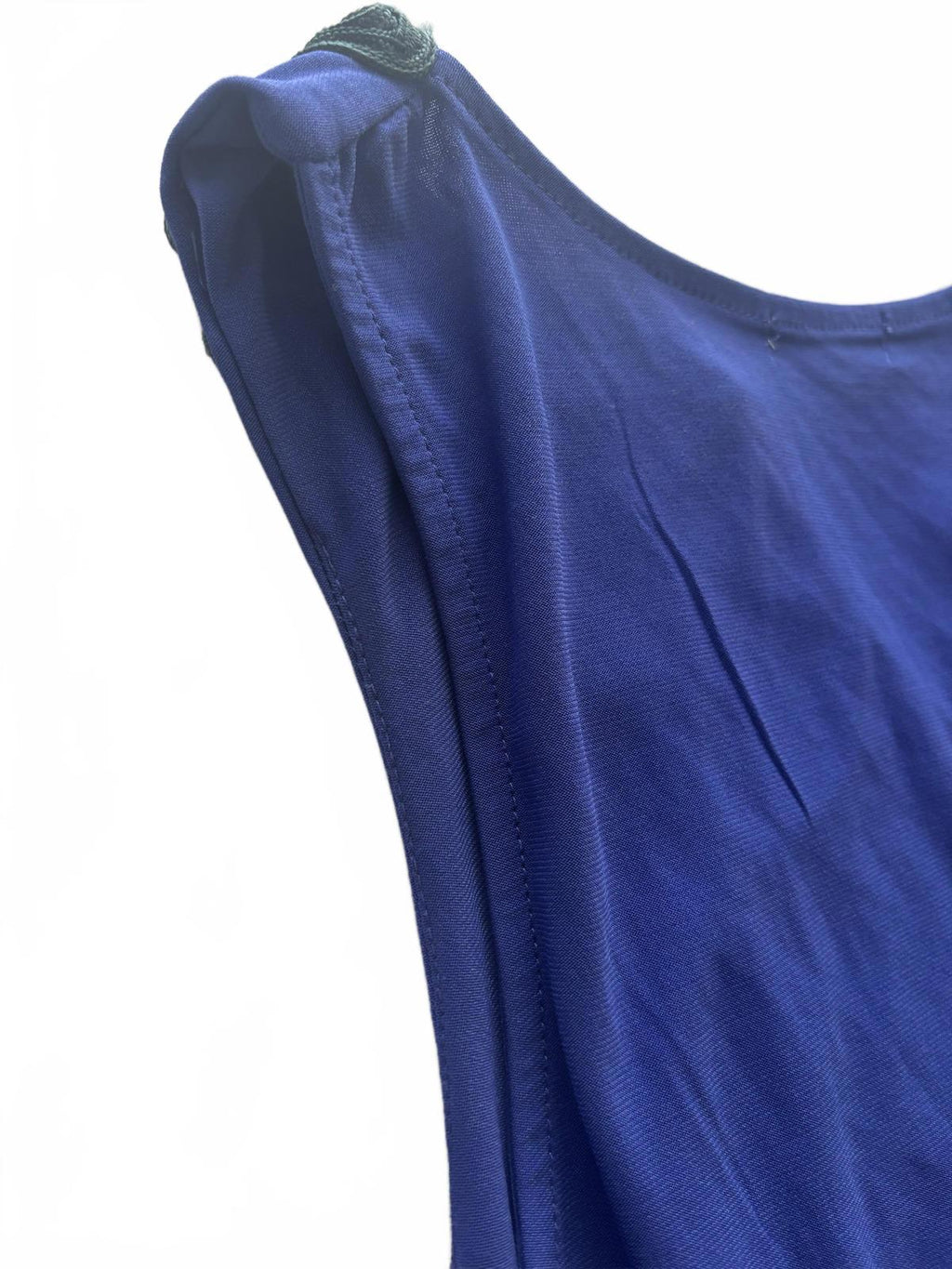 Teaberry Women's Maxi Dress Size 12 Blue Embroidered Detail - Come Sell Nearly Anything