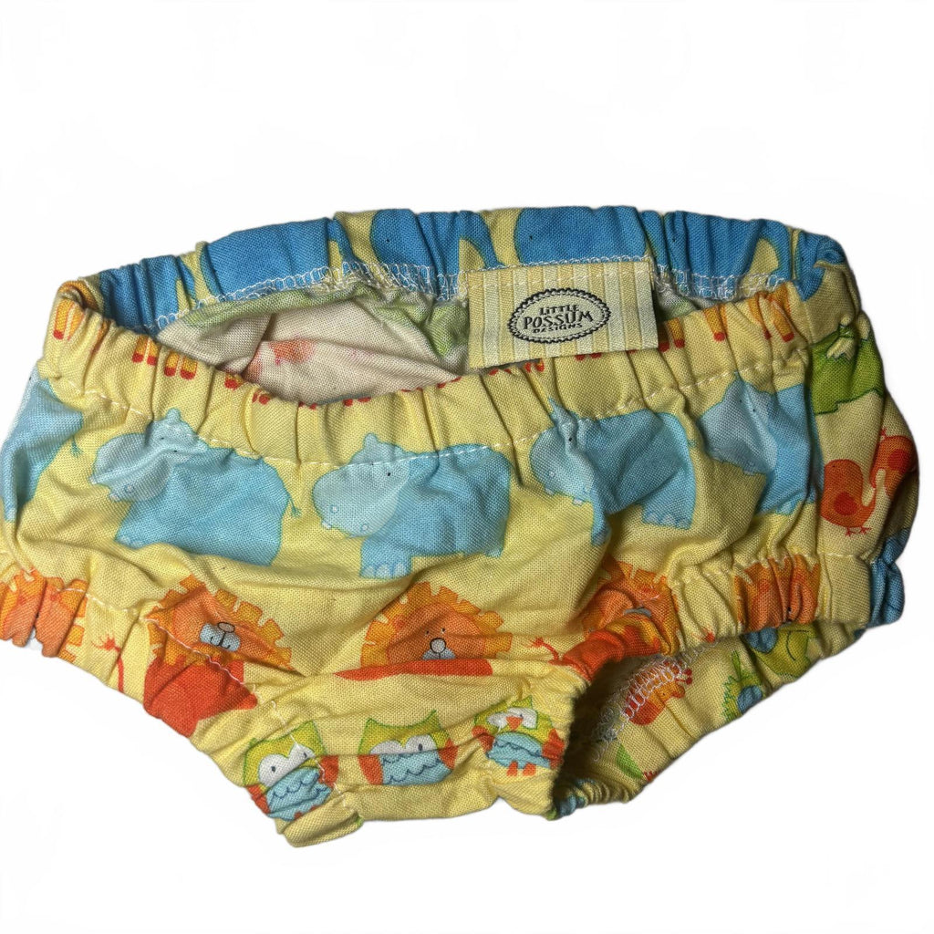 Little Possum Designs Baby Diaper Cover Size 0000 Cute Animal Print