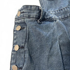 SHEIN Women's Denim Overalls Dress OXL Vintage Y2K Style