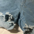 Distressed Denim Shorts Large Women's Casual Summer Shorts - Come Sell Nearly Anything