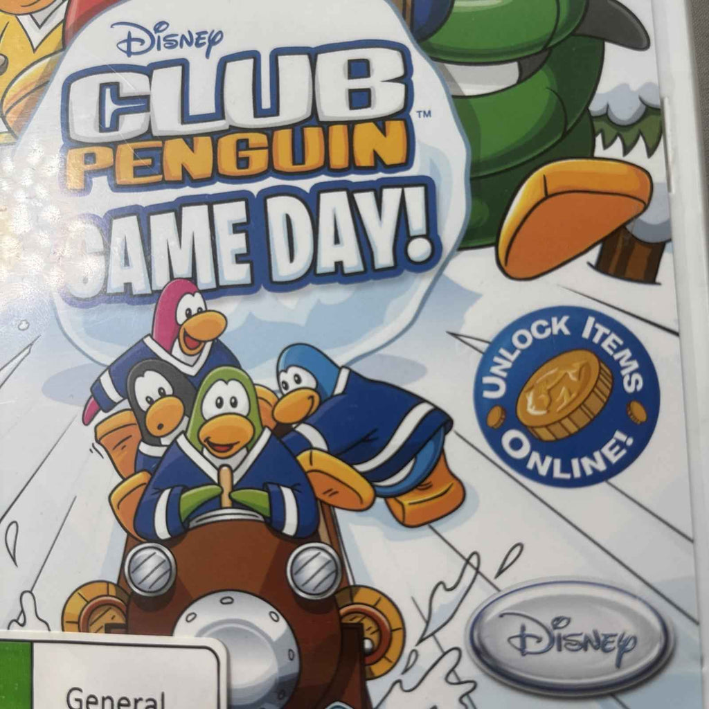 Club Penguin Game Day - Complete With Manual - PAL Nintendo Wii