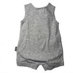 Bonds Baby Romper Size 000 (0-3 Months) Grey Super Hero Graphic