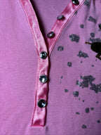 Beverly Hills Polo Club Pink Hooded Polo Shirt Size L/14-16 - Come Sell Nearly Anything