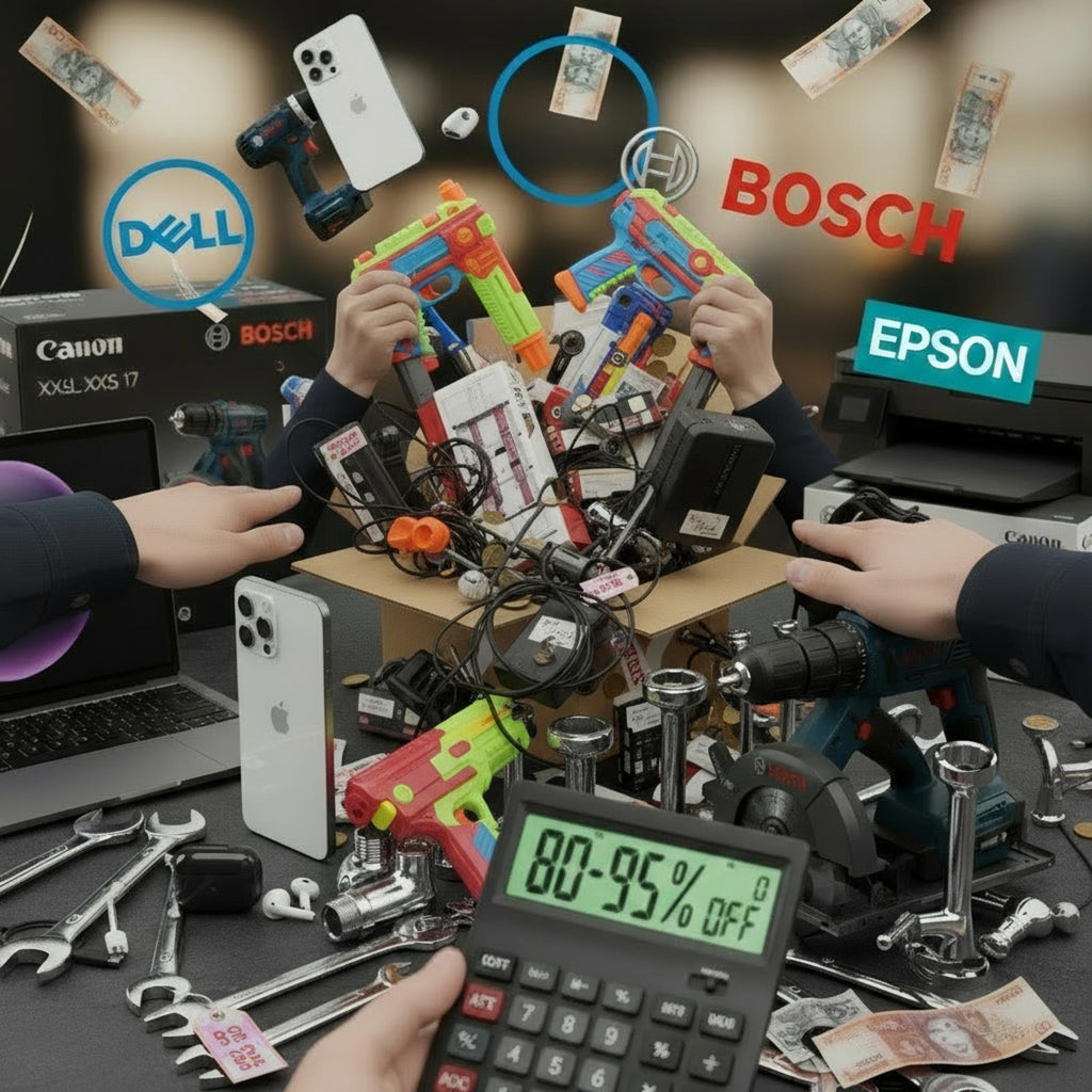 Massive Mystery Box Sale Australia | Dell, Canon, Epson, Bosch, Tapware & More | 80-95% OFF | Reseller Gold Mine