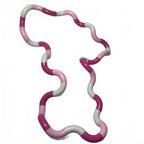 PINK AND WHITE SMIGGLE TWIST AND TURN FIDGET TOY