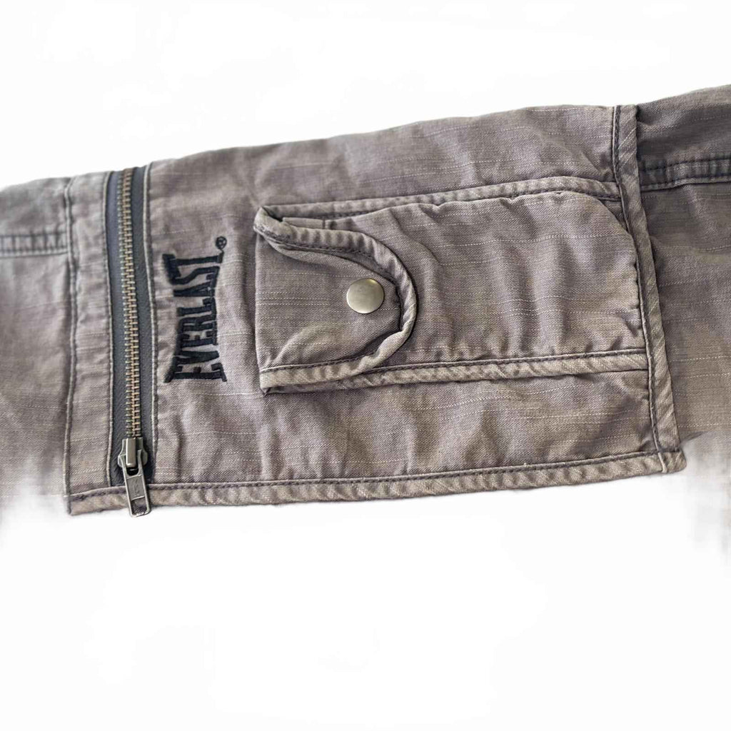 Everlast XXL Men's GRAPPLE Cargo Shorts Brown Cotton #Menswear