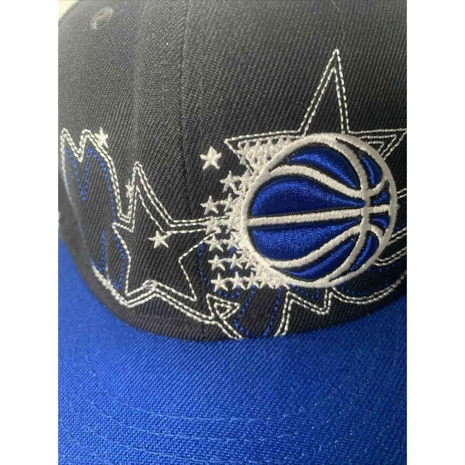Orlando Magic Basketball Snapback Hat/Cap Black Vintage Mitchell & Ness VGC.