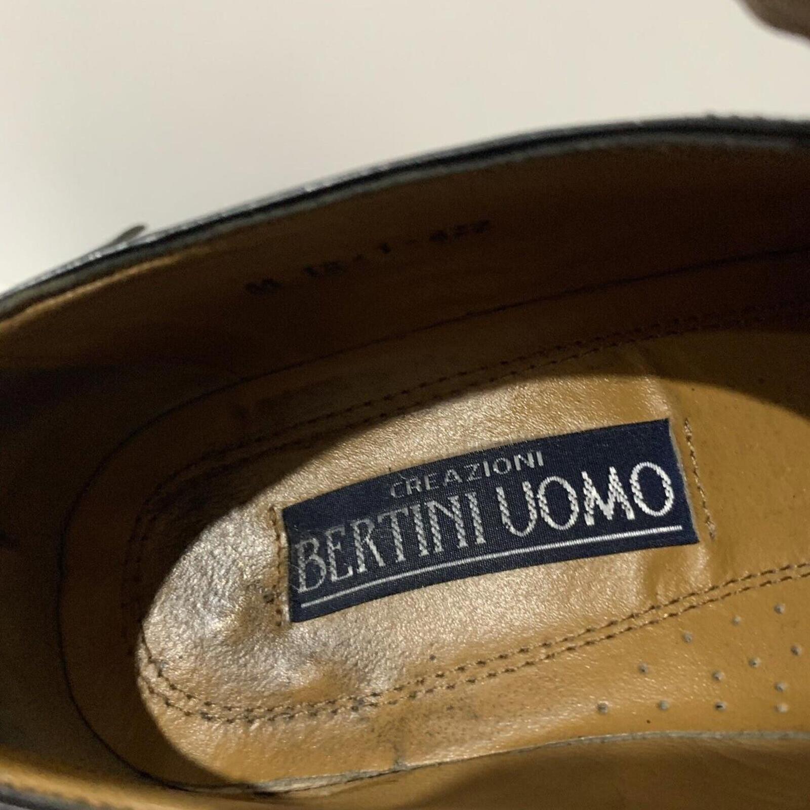 Creazioni Bertini Uomo Mens leather shoes Black Size 7. Hand Crafted Shoes / Loa - Come Sell Nearly Anything