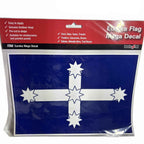 Large Eukeka Flag Printed Vinyl Sticker Boot N All 25.5cm X 18cm