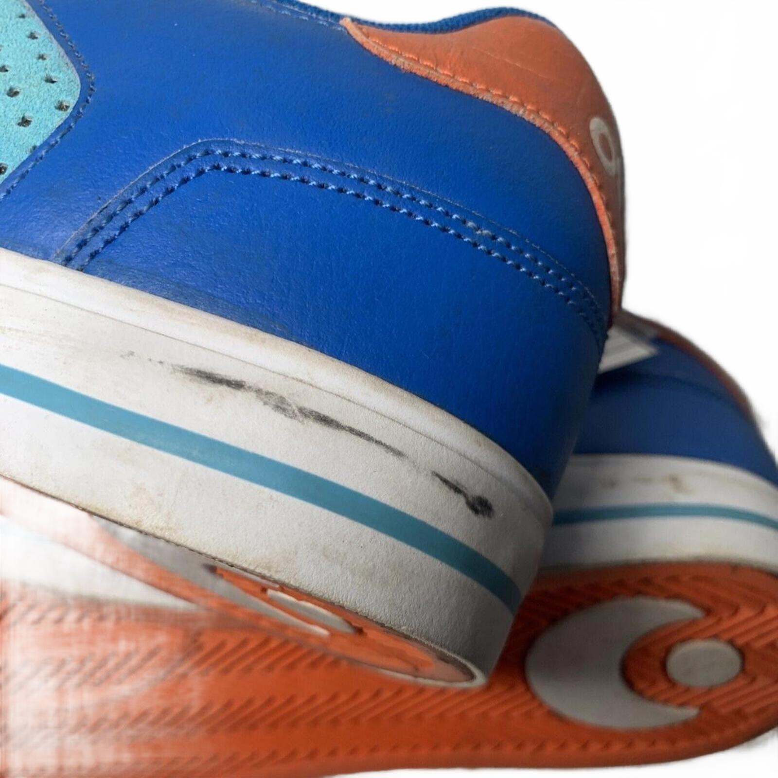 Osiris Duces Blue &amp; Orange Multi Mens Skate Trainers Shoes NWT Some Scuffs. - Come Sell Nearly Anything