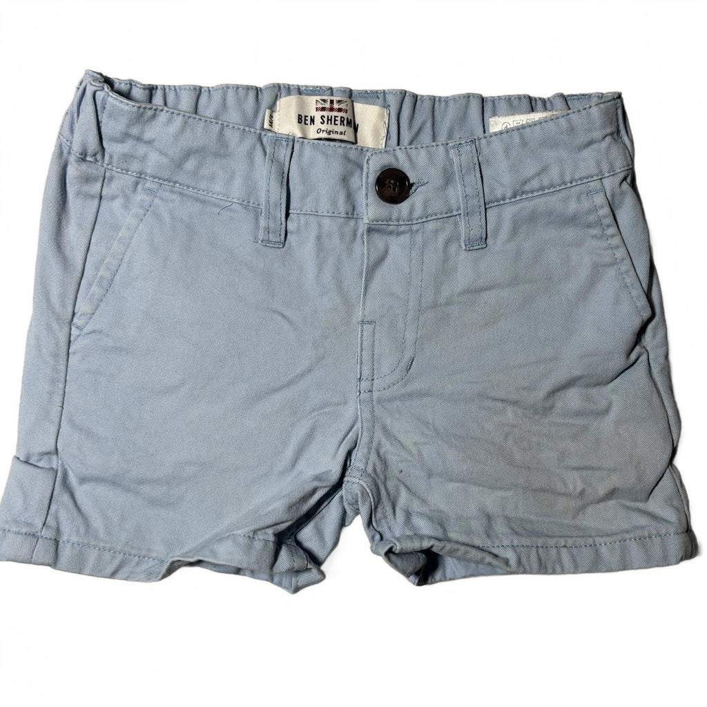 Ben Sherman Boys' Shorts Size 2-3Y Sky Blue Casual Summer