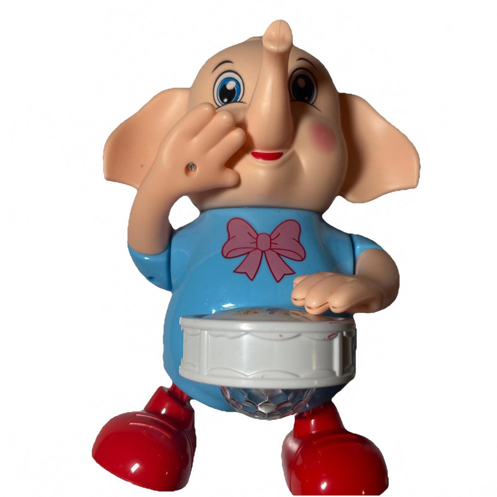 Zest 4 Toyz Dancing Drummer Elephant Musical Toy for Kids