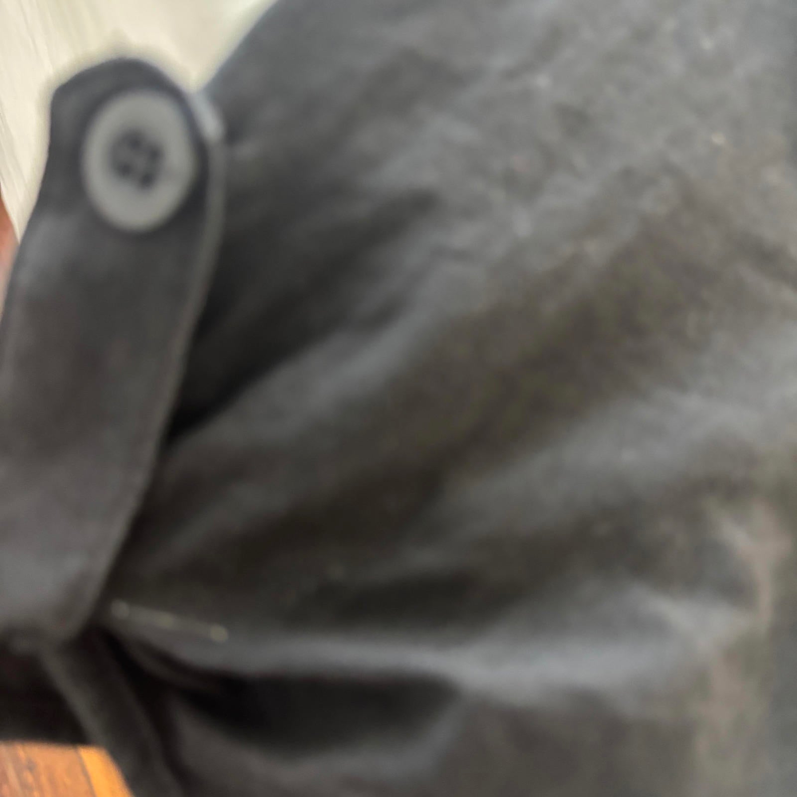 Lollipop Black Cotton Women's Top Size 12 with Asymmetric Zipper - Come Sell Nearly Anything