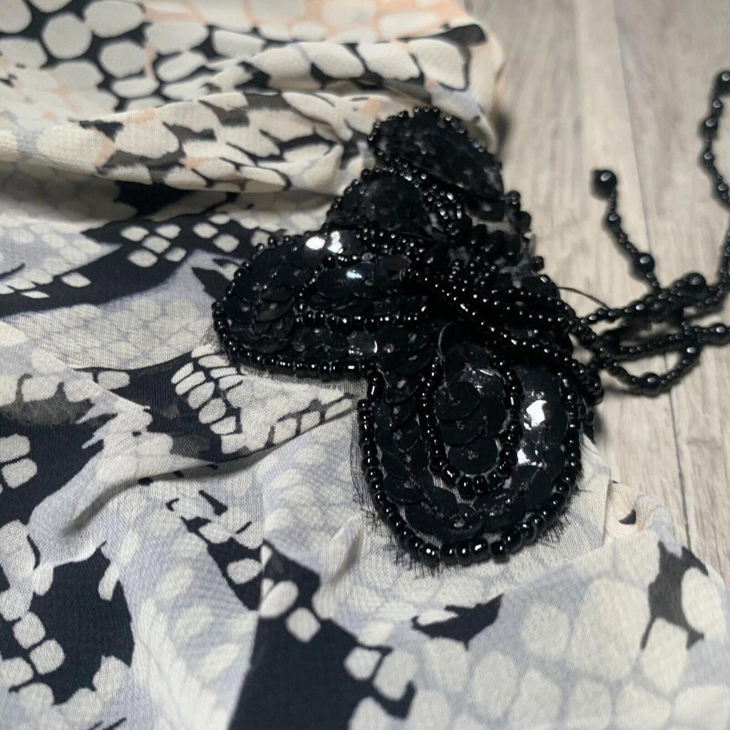 Martini Women's Size XL Snake Print Dress with Beaded Detail VTG - Come Sell Nearly Anything