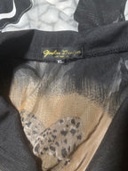 3 x Justina Design Women's Mesh Zip-Up Jackets XL Y2K Vintage Summer Outerwear