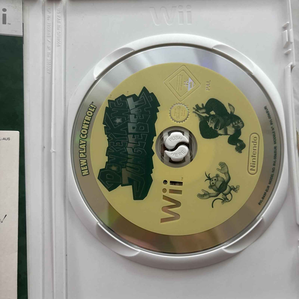 Donkey Kong Jungle Beat Nintendo Wii PAL Complete With Manual PAL