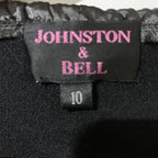 Johnston & Bell Size 10 Women's Black Decorative Cardigan Sweater - Come Sell Nearly Anything