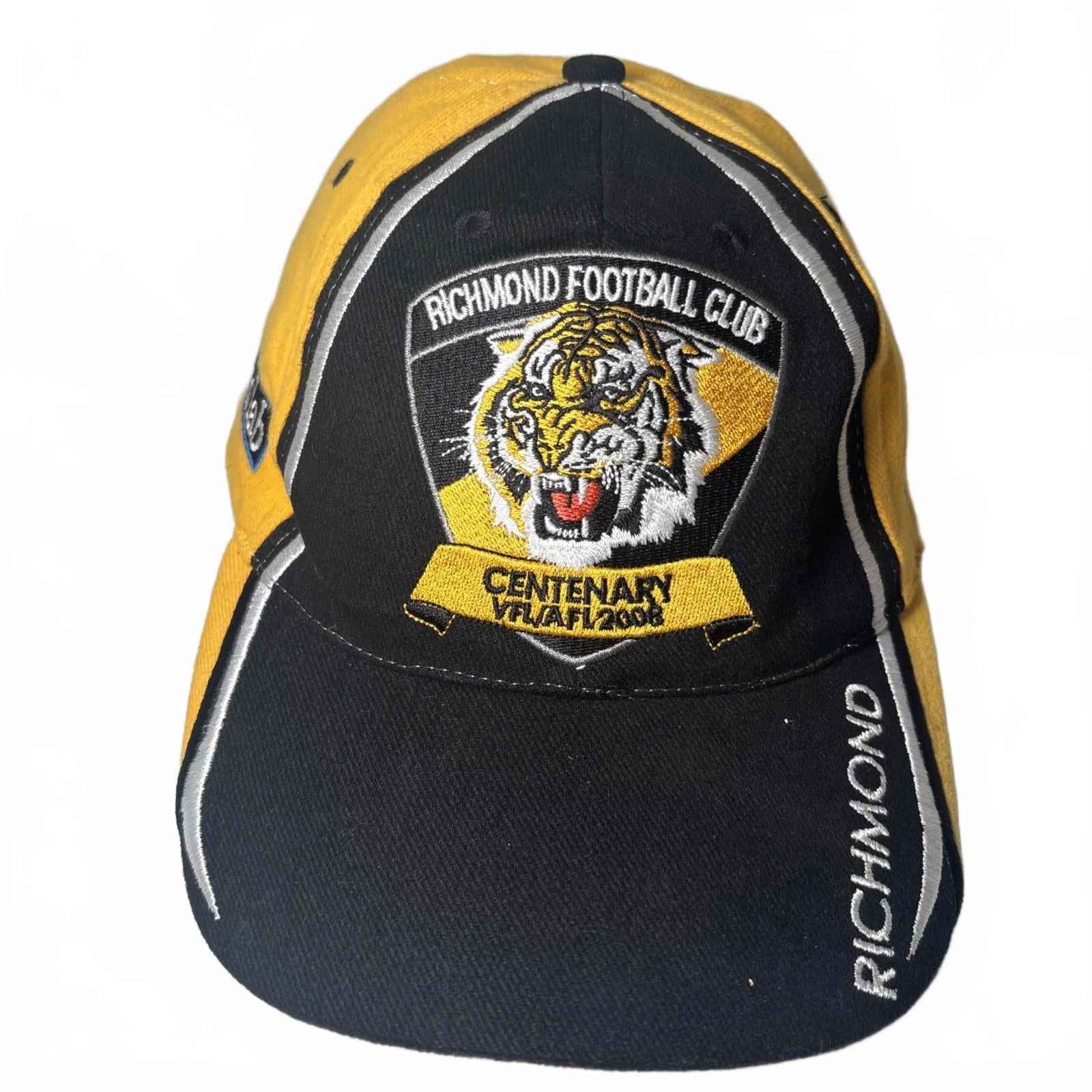 Centenary Richmond Tigers AFL VFL 2008 Silver Members Baseball Cap Hat
