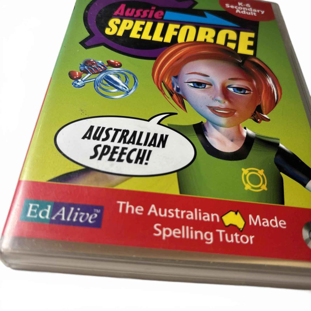 Spelling Game Aussie Spell Force Words Tutor Educational Speech MAC WIN CD