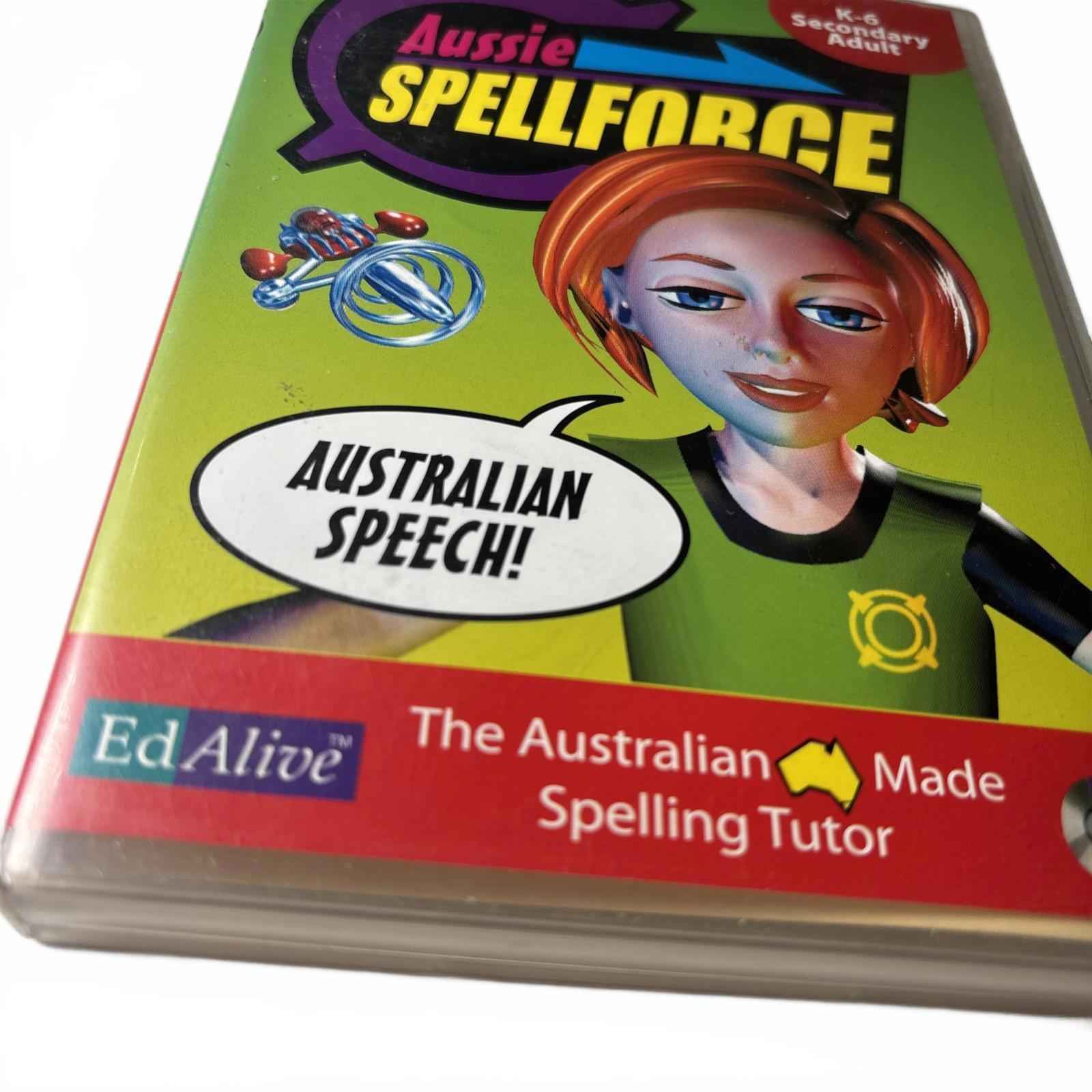 Spelling Game Aussie Spell Force Words Tutor Educational Speech MAC WIN CD