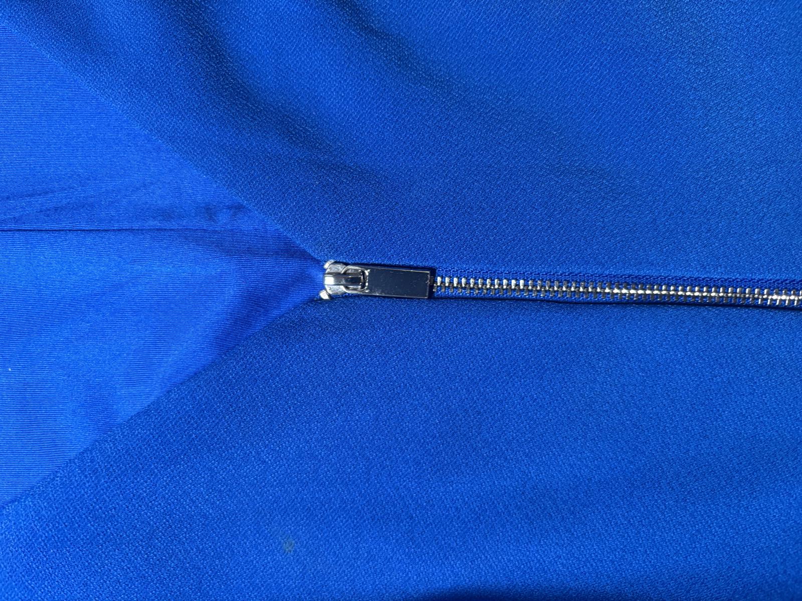 Portmans Blue Sleeveless Zip-Front Dress Size 16 - Come Sell Nearly Anything