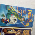 Walt Disney Classics VHS Tape Collection - Peter Pan, Lady and the Tramp, Robin 