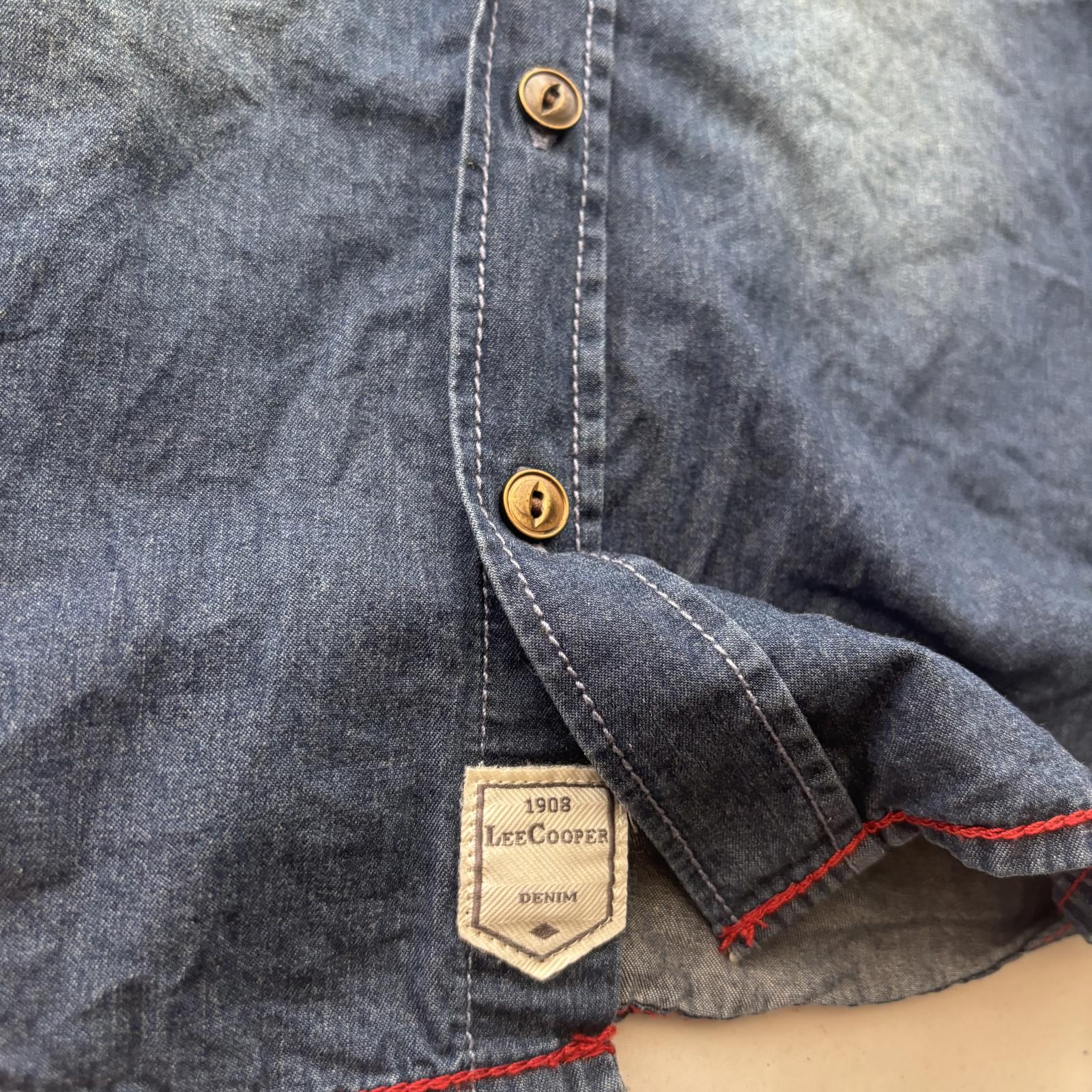 Lee Cooper Boys' Denim Shirt Size 4 Regular Fit