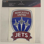 A-League Newcastle Jets FC Mega Supersized Logo Decal Sticker 25cm