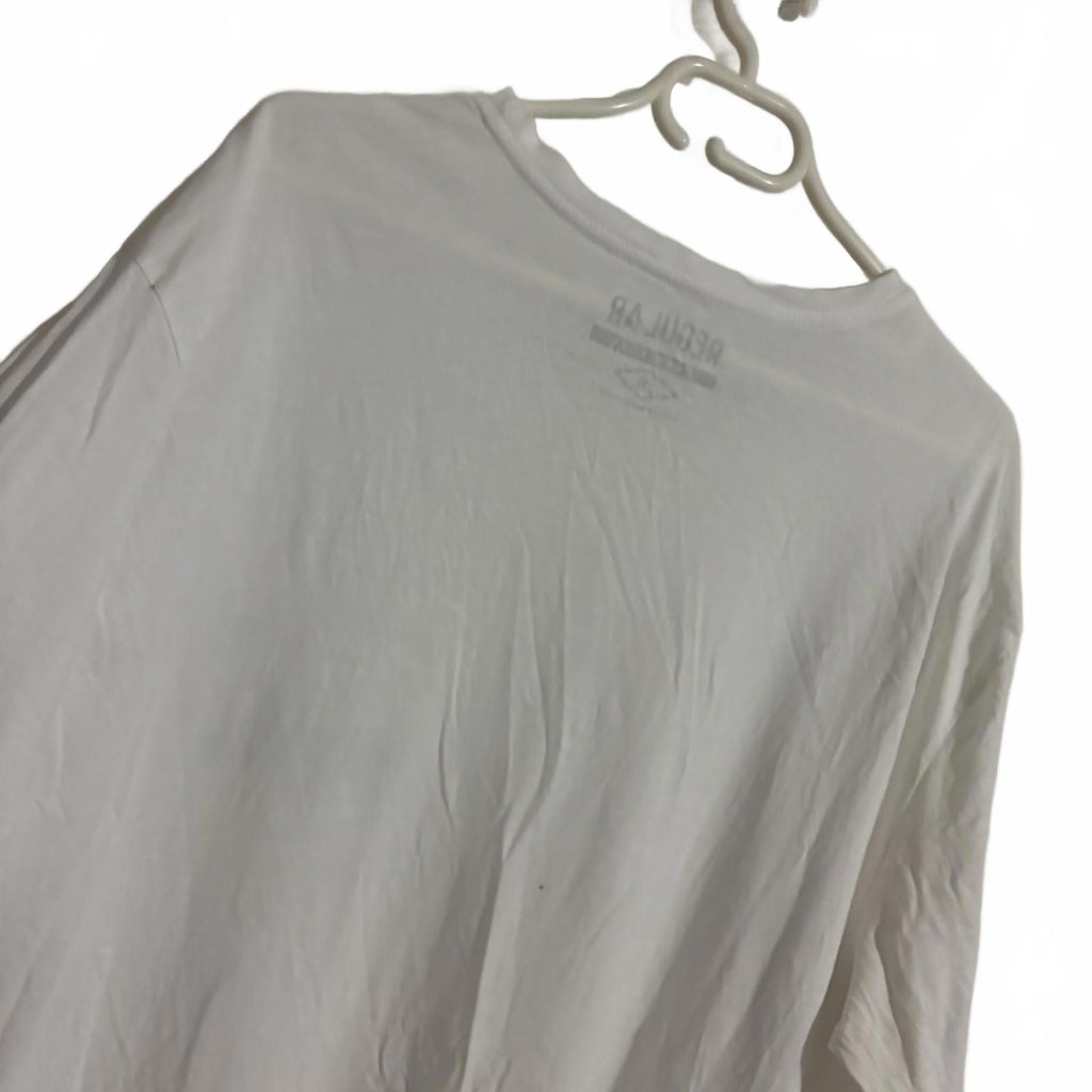 New York Men's Long Sleeve Crew Neck Shirt 2XL White Cotton - Come Sell Nearly Anything